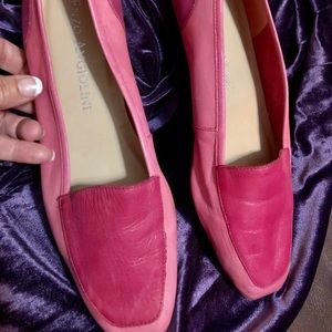 Enzo Angiolini sz 9 leather chic loafers pink
